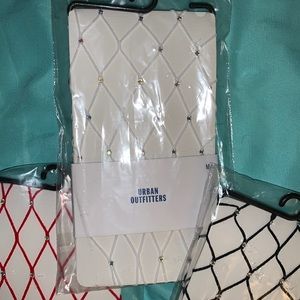 Big mesh and - jeweled tights white only pairs perfect for Halloween 🎃
